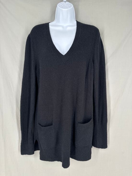 J. Crew Sweaters - J Crew Sweater Women Small Black Merino Wool Alpaca Tunic Long Soft Cozy Capsule